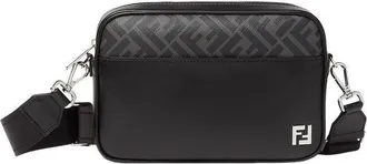 Fendi FW25 Squared FF Camera Case Black 7M0286AJF0F0GXN