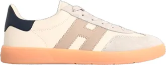 Hogan Low-Top Sneakers with Smooth Leather and Nappa Details