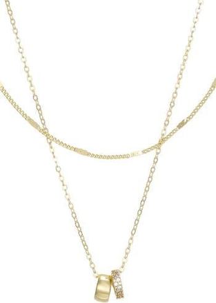 Adornia Set of 2 14k Gold Plated Necklaces at Nordstrom Rack