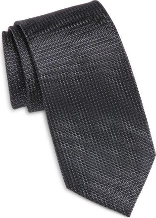 Nordstrom Geometric Silk Tie in Black at Nordstrom