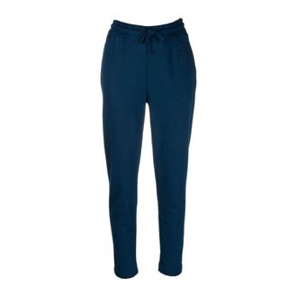 Sonia Rykiel Logo-embroidered Track Trousers - female - Sonia Rykiel - Sweatpants - Blue - S - Trousers