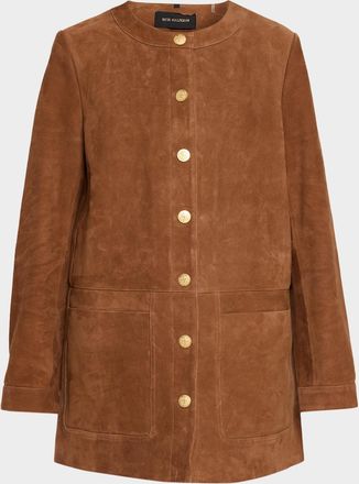 Kobi Halperin Linda Bonded Suede Coat