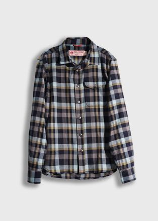 Iron And Resin Mens Palmer Shirt In Navy