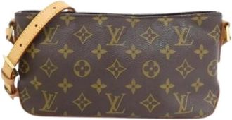 Louis Vuitton Pre-owned Cross Body Bags, female, Brown, Size: ONE SIZE Pre-owned Trotteur Shoulder Bag