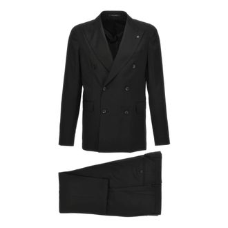 Tagliatore Heren, Pakken, Zwart, Maat: 3XL Wol