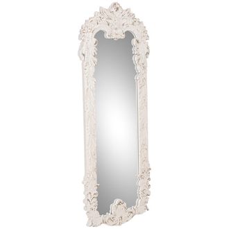 Wanderlust Deco Espejo De Madera Blanco 66x3x154 Cm