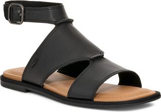 UGG Delray Ankle Strap Sandal in Black at Nordstrom Rack, Size 6.5