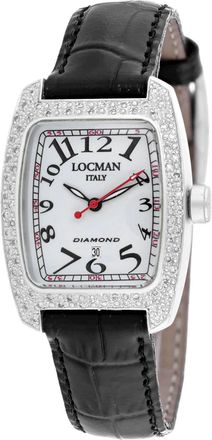 Locman Womens Diamond Greay Dial Watch