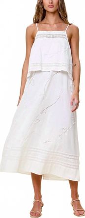 Cleobella Winslow Midi Dress In Ivory