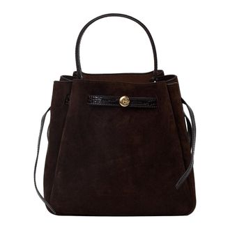 Tory Burch Dames, Tassen, Bruin, Maat: ONE Size Su&egrave;de