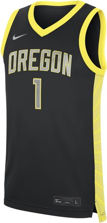 Nike Oregon Replica Nike Mens College Basketball Jersey in Black | NCBJ0GESUON-VHA
