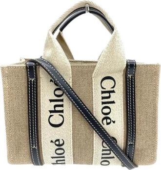 Chlo&eacute; Pre-owned Tote Bag - Dames - Vintage Shopper - Beige - ONE Size - Vintage