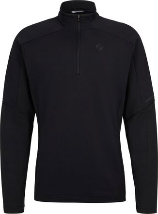 Ziener Sweatshirt ZIENER JIROTO-Z midlayer man, Herren, Gr. 46, schwarz, Obermaterial: 91% Polyester, 9% Elasthan; Obermaterial 2: 89% Polyester, 11% Elastha