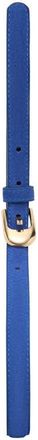 Mango Leather Belt in Blue at Nordstrom, Size X-Large