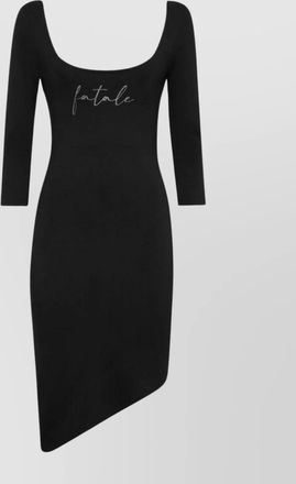 Philipp Plein stylish dress with embroidered detail and sleeves