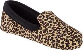 Isotoner Ivy Velour Slipper in Beige/Brown at Nordstrom Rack, Size X-Large