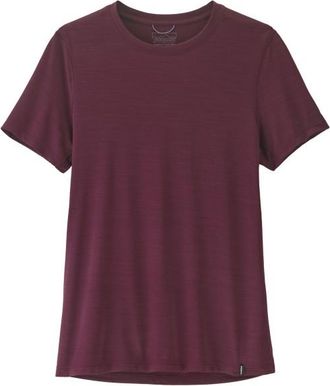 Patagonia Cap Cool Ultra Shirt Funktionsshirt f&uuml;r Damen | rot/lila