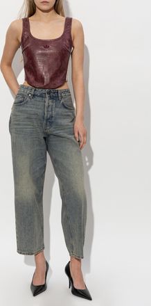 adidas Sleeveless Top, Womens, Burgundy