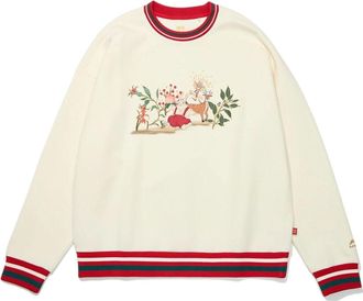 Li-Ning (WMNS) Li-Ning Rijindoujin Cartoon Graphic Sweatshirt Beige AWDT074-6