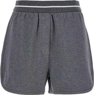 Brunello Cucinelli Womens Lead Cotton Blend Casual Shorts, Size XS