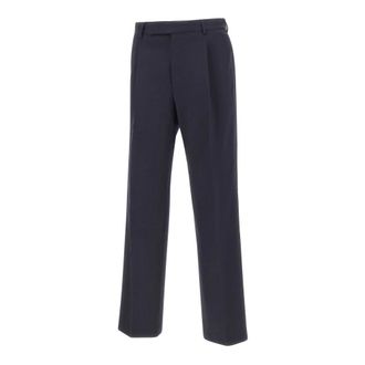 Pantaloni Torino Straight Trousers, male, Blue, Size: XS Quindici Trousers