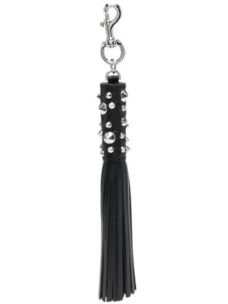 Versace Portachiavi con nappa - Nero
