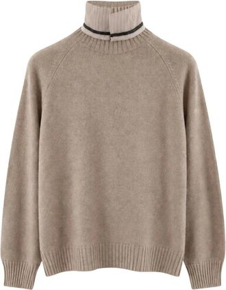 Brunello Cucinelli Mujer, Jerseys, Beige, Talla: S