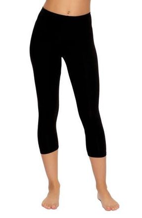 Felina Capri Leggings in Black at Nordstrom Rack, Size X-Large