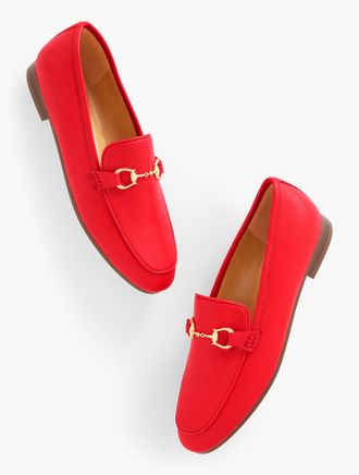 Talbots Katelyn Nappa Loafers - Bright Apple - 7M Talbots