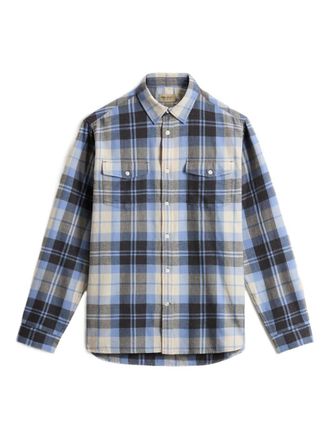 Woolrich checked pocket shirt - men - Cotton - 3XL - Blue