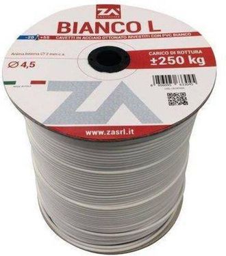 OEM Cable De Acero Niquelado Blanco