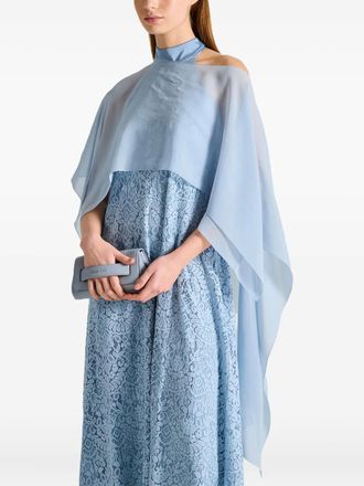 D.exterior asymmetric-hem jacket - Blue