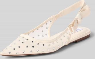 Steve Madden Ballerinas mit Ziersteinbesatz Modell OLYVIA in Beige, Größe 36