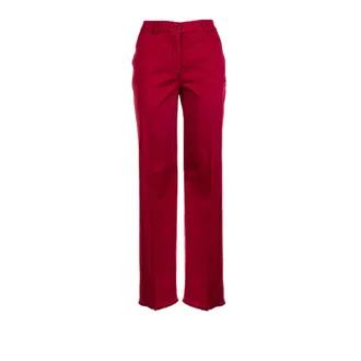 Via Masini 80 Dames, Broeken, Rood, Maat: 2XL Leer