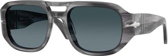 Persol PO3373S VINCENT 1192S3 Mens Sunglasses Grey Size 56