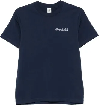 Sporty & Rich Mujer, Camisetas, Azul, Talla: M