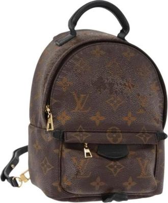 Louis Vuitton Pre-owned Canvas Rugzak - Dames - Vintage Rugzakken - Bruin - ONE Size - Vintage