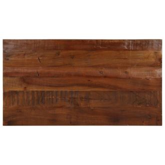 Berkfield Home Table Top 100x70x2.5 cm Rectangular Solid Wood Reclaimed in Brown