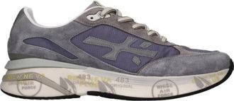 Premiata Moerun 8077 - Heren - Sneakers - Blauw - 46 EU - Leer - Schoenen