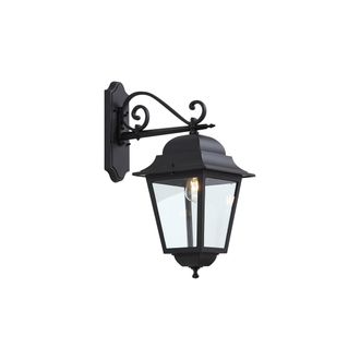 QAZQA Qazqa Farol De Pared Cl&aacute;sico Para Exterior Negro Ip44 - Big