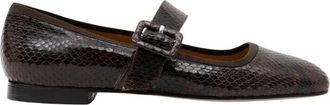 Parall&egrave;le Moki Ballerina - Dames - Ballerinas - Bruin - 38 EU - Leer - Schoenen
