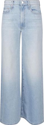 Mother Wide Jeans, female, Blue, Size: W30 Light Denim Jeans Made in USA
