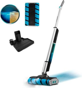 Cecotec Cecotec Fregona El&eacute;ctrica Freego Wash Twice Spray. 60 W, Autonom&iacute;a 40 Mins, Doble Rodillo