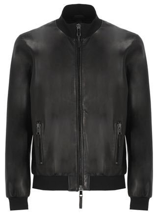 The Jack Leathers Black Derek Leather Jacket