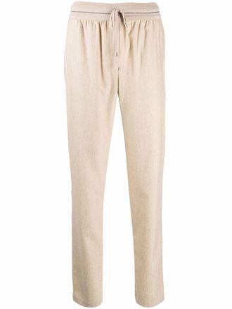 Lorena Antoniazzi Trainingsbroek met trekkoord - Beige