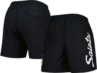 Mitchell & Ness Mens Mitchell & Ness Black New Orleans Saints Team Essentials Nylon Shorts at Nordstrom, Size X-Large
