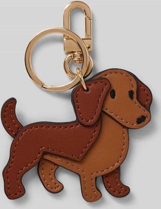 Seidenfelt Manufaktur Schl&uuml;sselanh&auml;nger mit Tier-Motiv Modell Dachshund in Hellbraun, Gr&ouml;&szlig;e 1