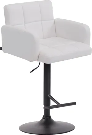 Clp Sgabello Los Angeles In Similpelle Bianco Nero
