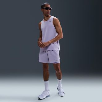 Nike Mens Stride Dri-FIT 7 2-in-1 Running Shorts in Purple | DM4759-515