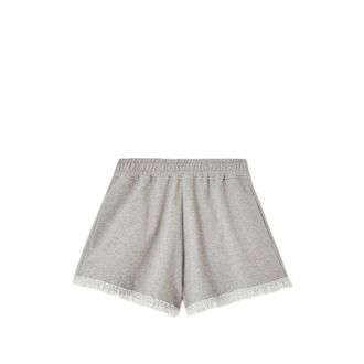 Ganni Short - female - Ganni - Short Shorts - Gray - S - Shorts
